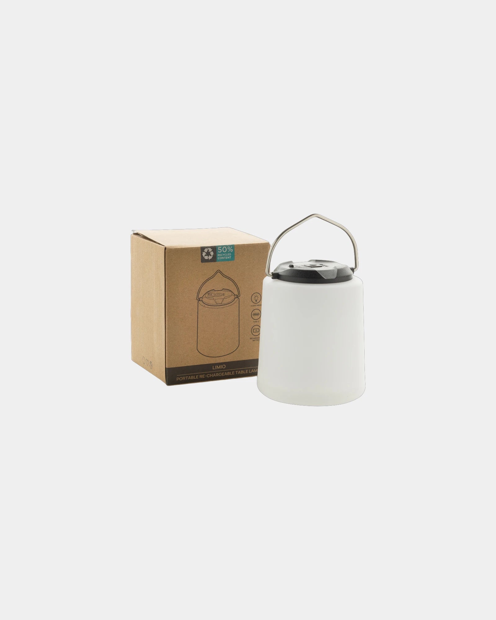Lampada da tavolo Limio in plastica riciclata RCS da personalizzare - 1