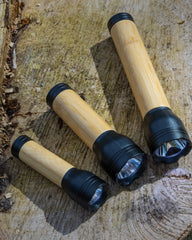 Torcia bambù e plastica riciclata da personalizzare - 6