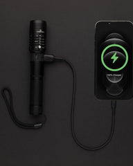 Torcia USB ricaricabile alluminio 1000 lm da personalizzare - 8