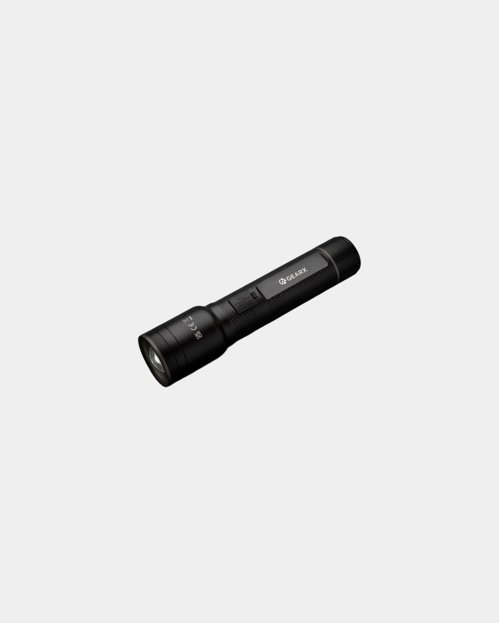 Torcia alluminio riciclato ricaricabile USB da personalizzare - 4