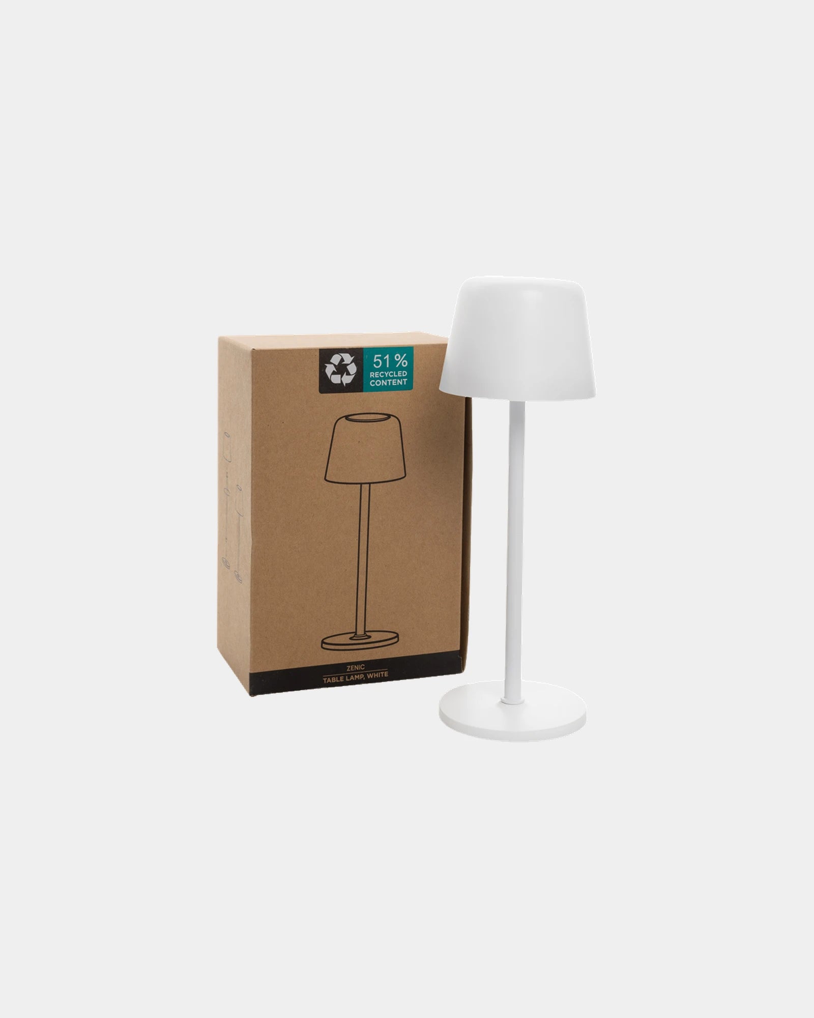 Lampada da tavolo ricaricabile USB da personalizzare
