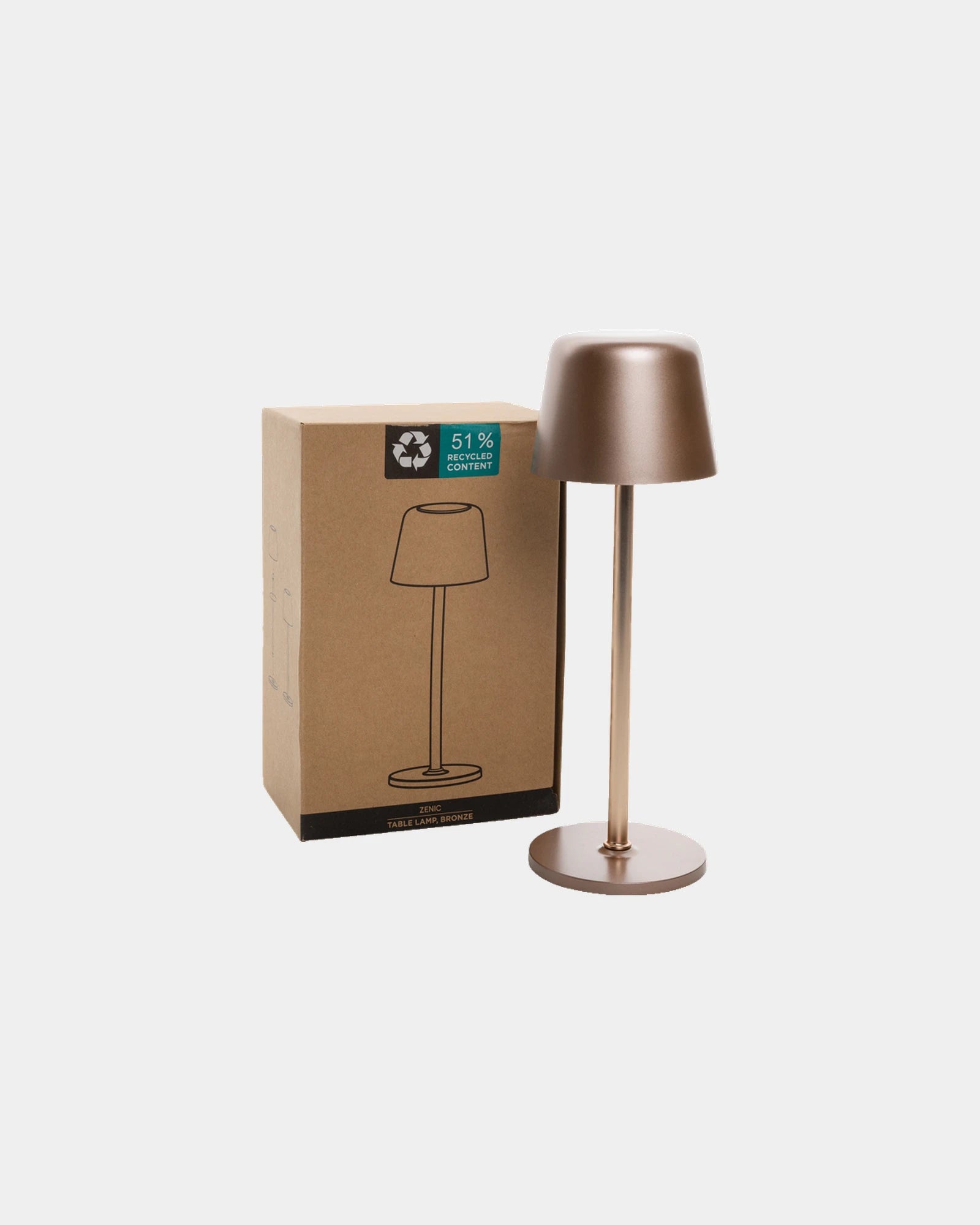 Lampada da tavolo ricaricabile USB da personalizzare