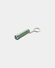 Portachiavi torcia alluminio riciclato RCS da personalizzare - Verde