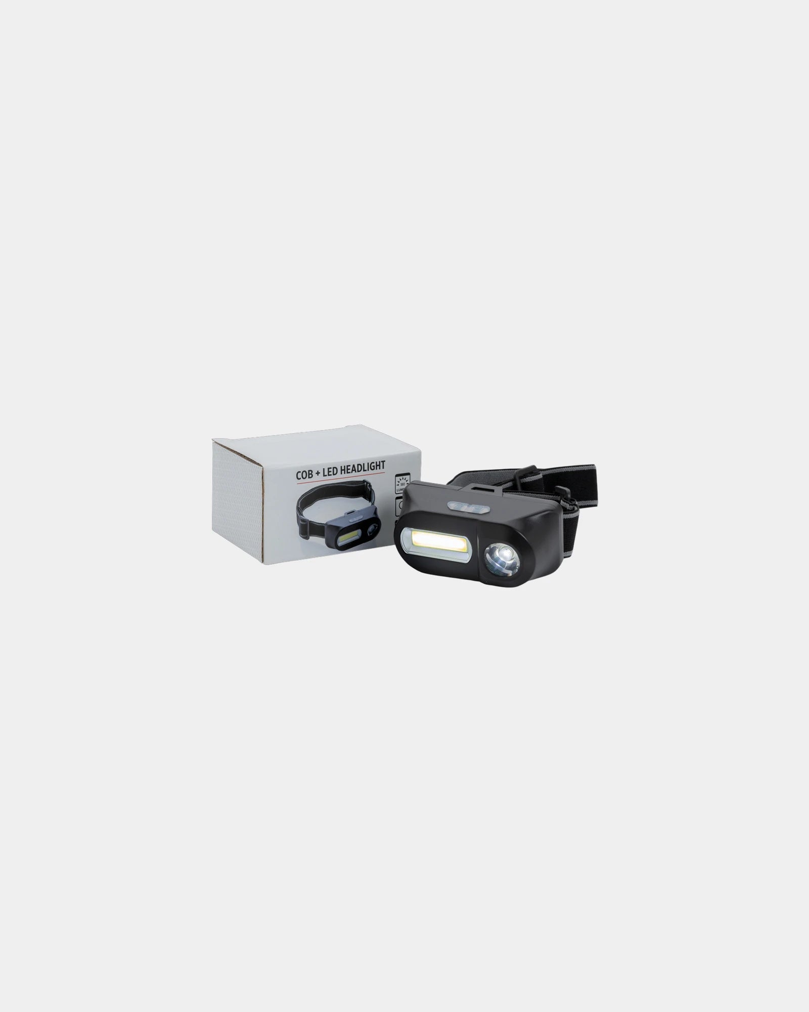 Torcia frontale LED e COB doppia luce da personalizzare - 6