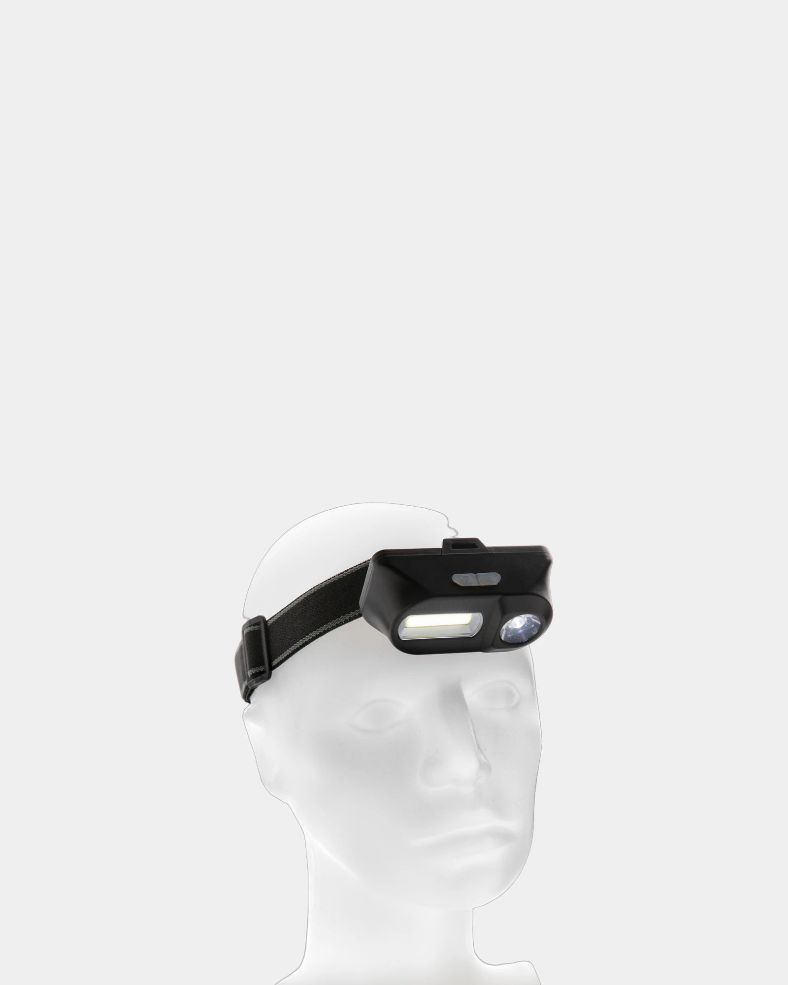 Torcia frontale LED e COB doppia luce da personalizzare - 2