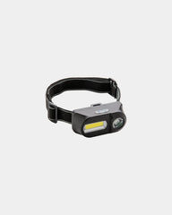 Torcia frontale LED e COB doppia luce da personalizzare - Nero