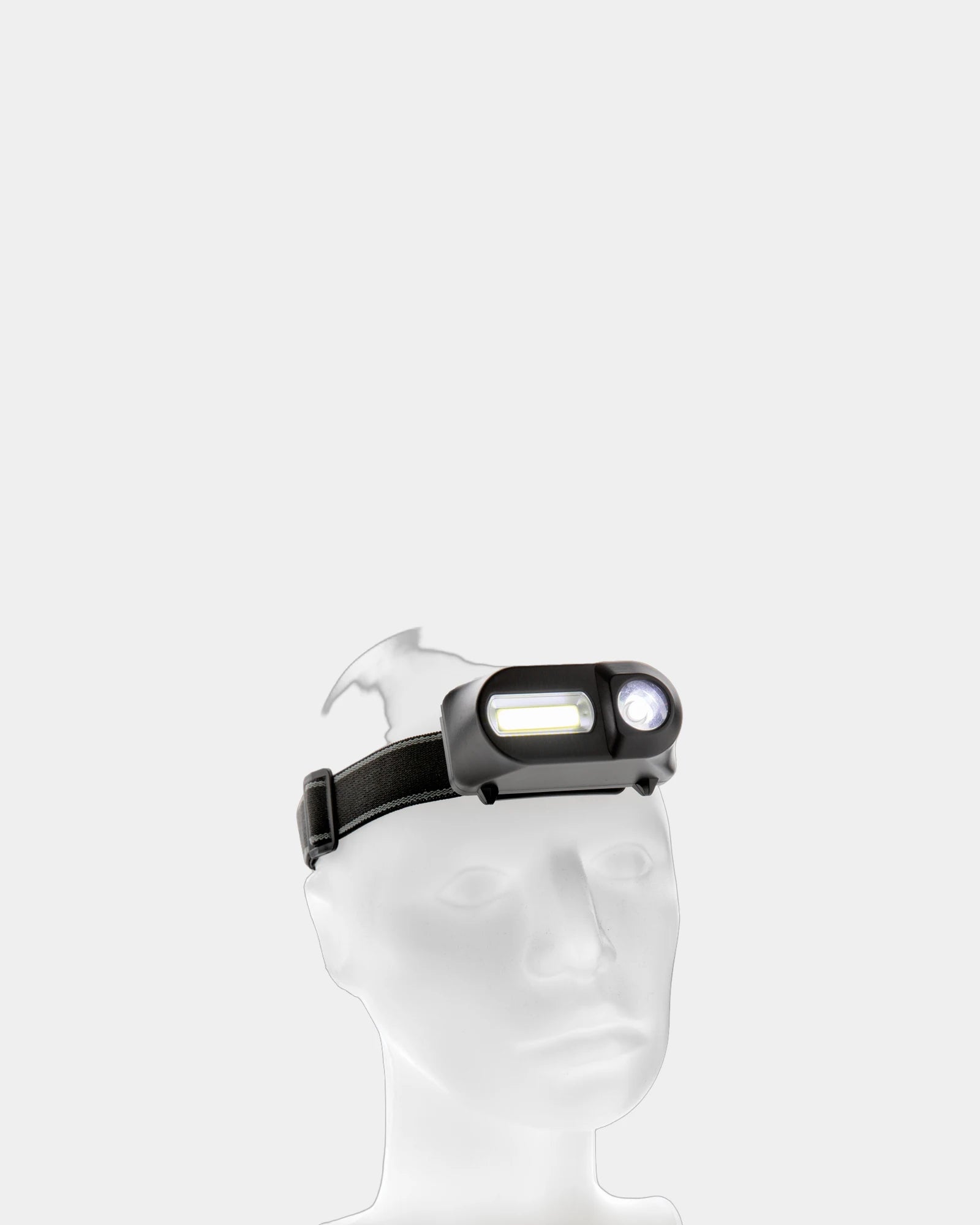 Torcia frontale LED e COB doppia luce da personalizzare - 1