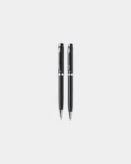 Set penne acciaio incisione laser da personalizzare - Nero