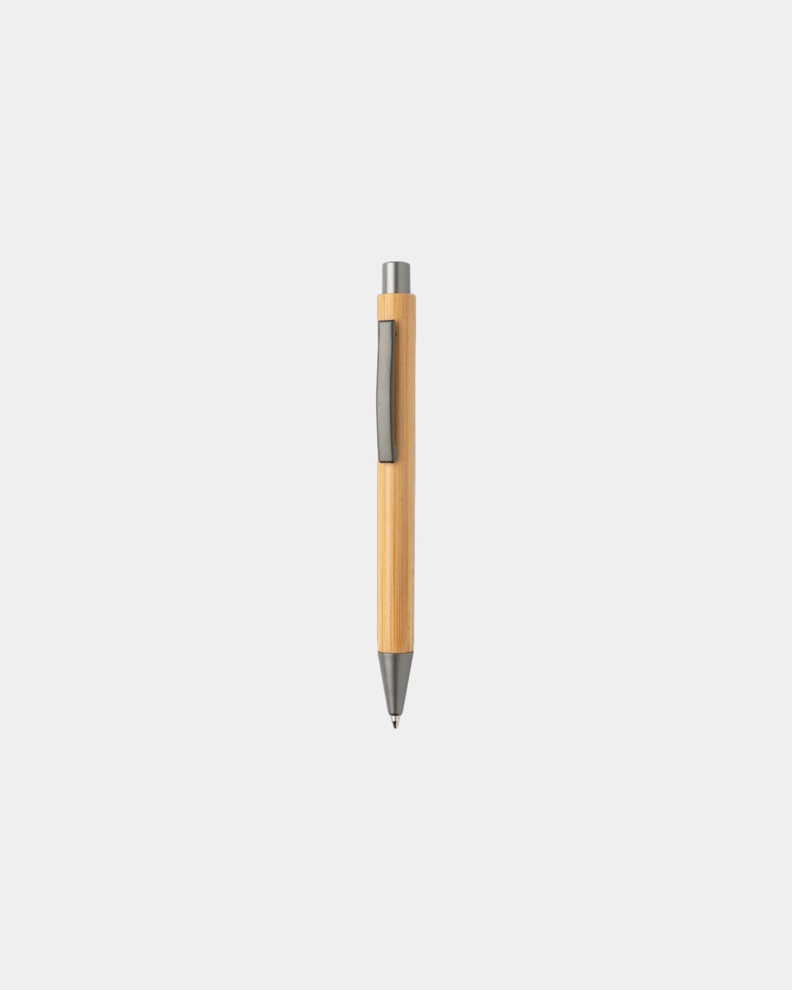 Penna in bambù dal design essenziale da personalizzare - Marrone
