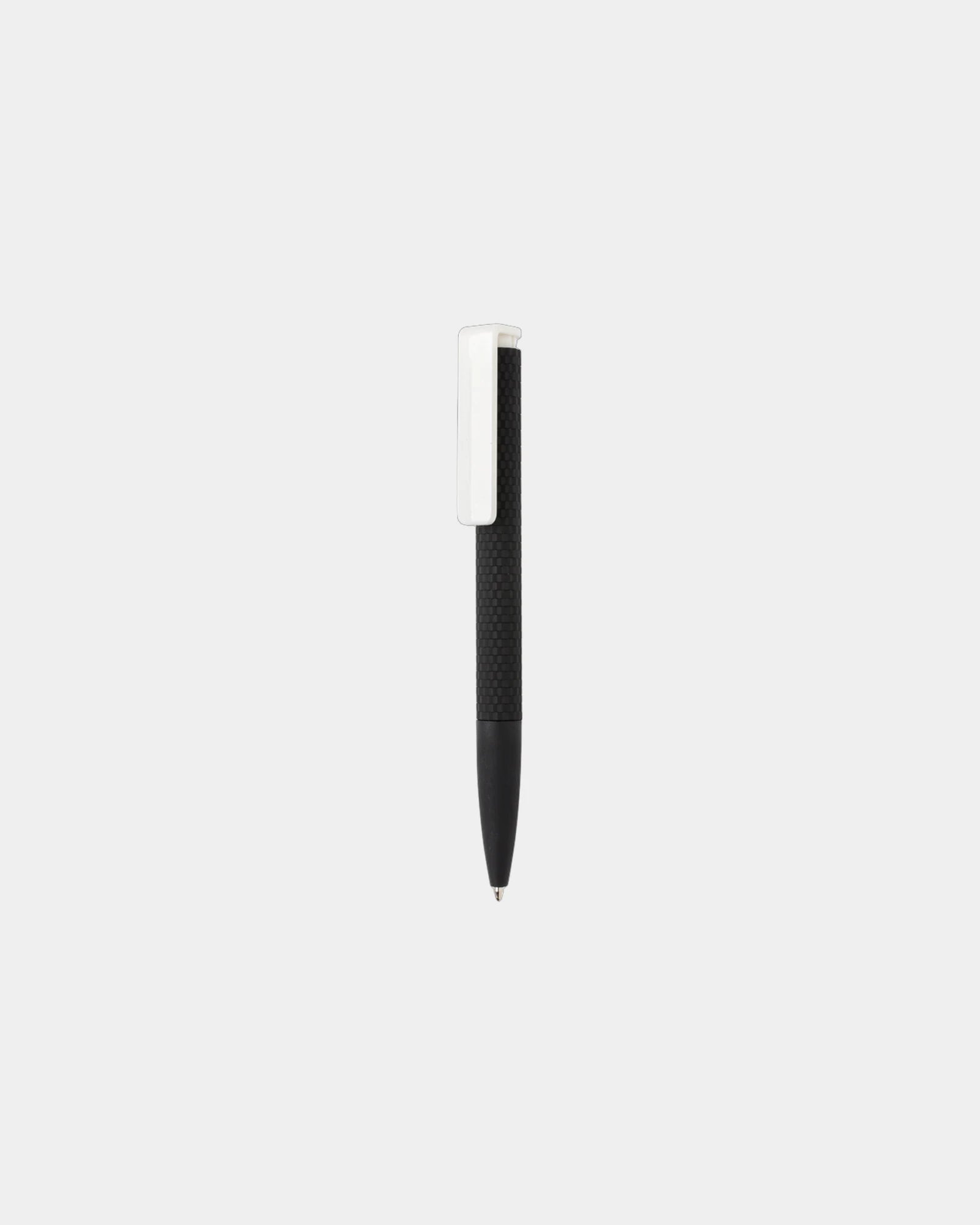Penna ABS riciclato finitura gommata da personalizzare - Nero
