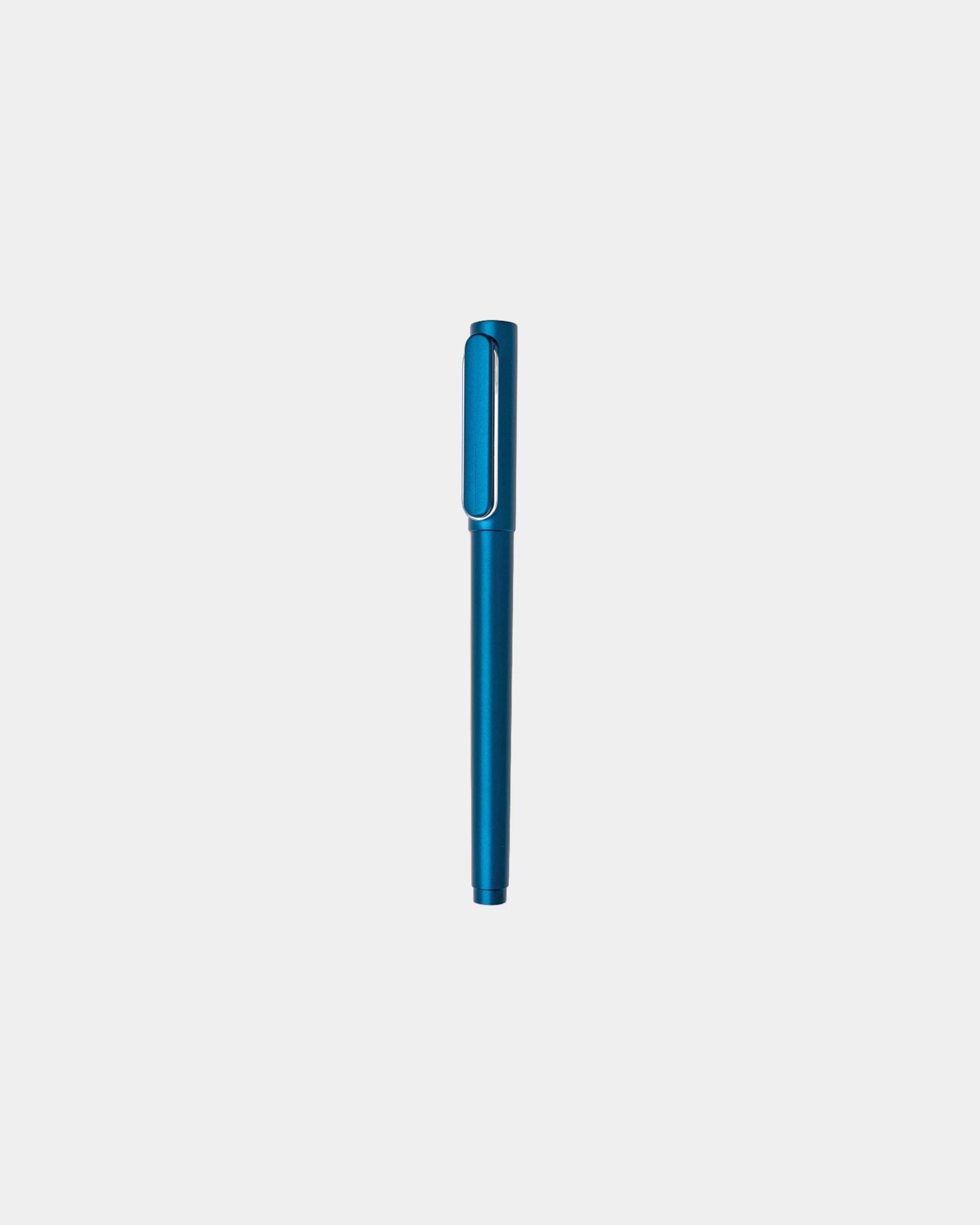 Penna X6 con cappuccio inchiostro fluido da personalizzare - Blu