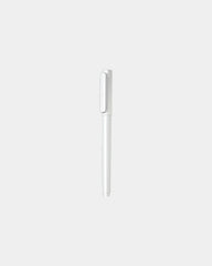 Penna X6 con cappuccio inchiostro fluido da personalizzare - Bianco