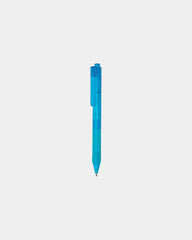 Penna X9 finitura satinata impugnatura in silicone da personalizzare - Blu chiaro