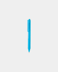 Penna a sfera con impugnatura in silicone da personalizzare - Blu chiaro