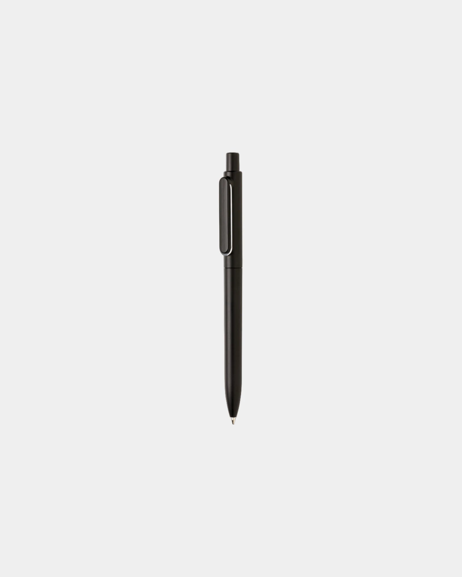 Penna a sfera plastica inchiostro blu da personalizzare - Nero