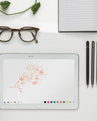 Stylo stylet en métal épuré à personnaliser - 1