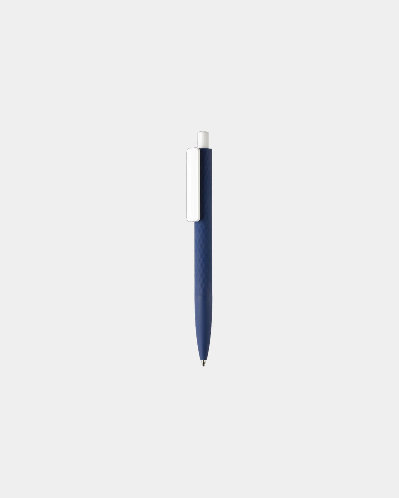 Penna ABS riciclato finitura gomma da personalizzare - Blu Navy