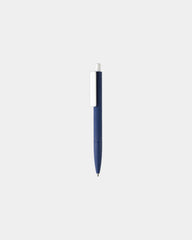 Penna ABS riciclato finitura gomma da personalizzare - Blu Navy