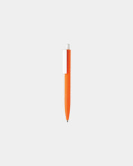 Penna ABS riciclato finitura gomma da personalizzare - Arancione