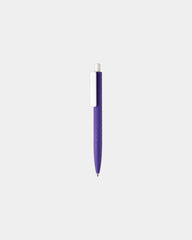 Penna ABS riciclato finitura gomma da personalizzare - Viola