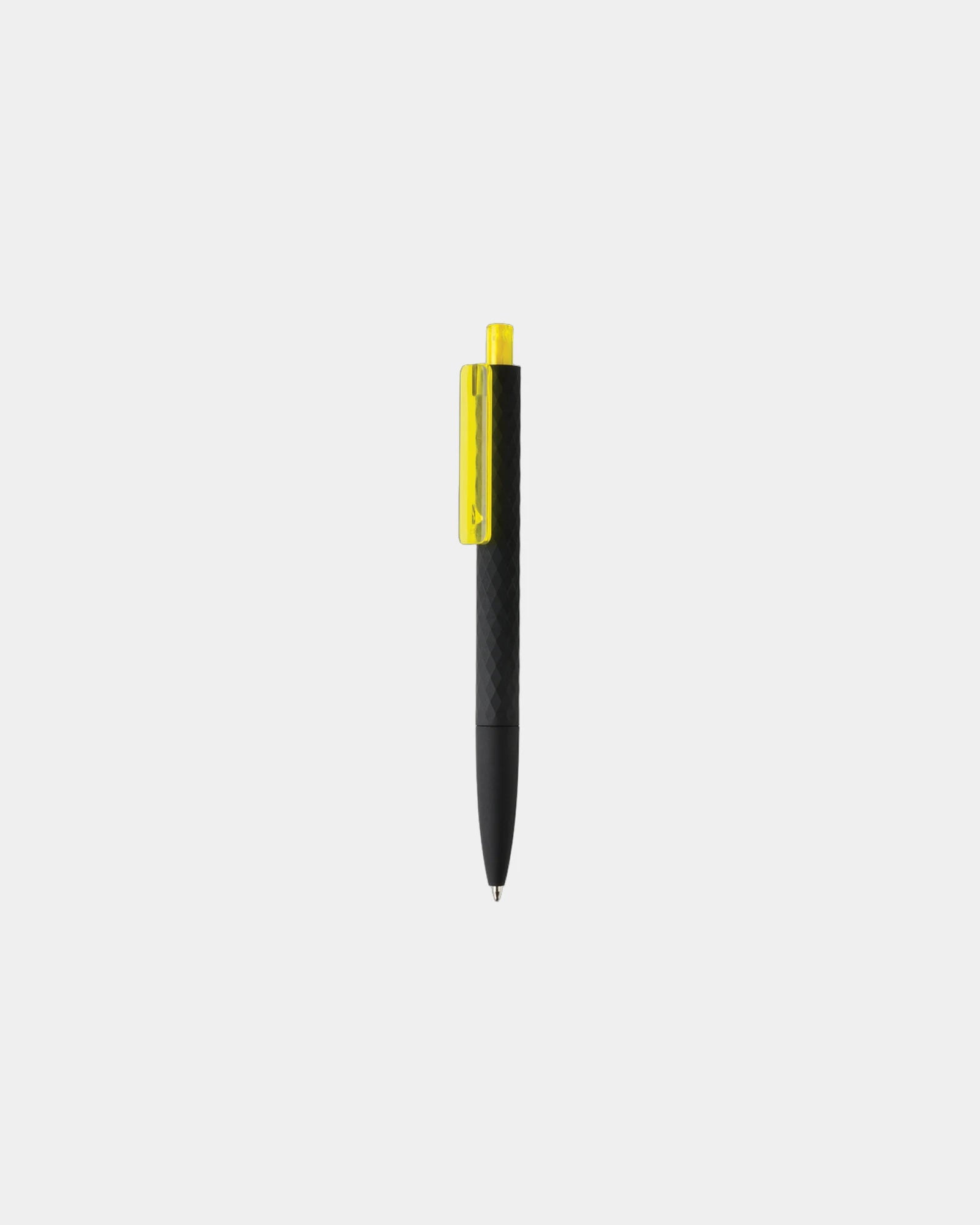 Penna X3 ABS riciclato finitura gomma da personalizzare - Giallo