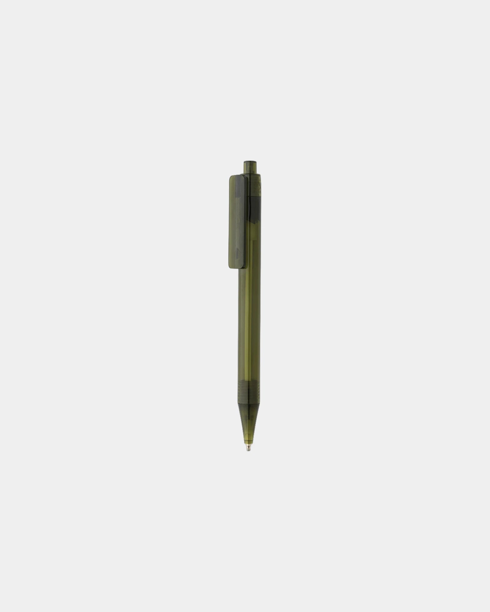 Penna trasparente riciclata RPET X8 da personalizzare - Verde