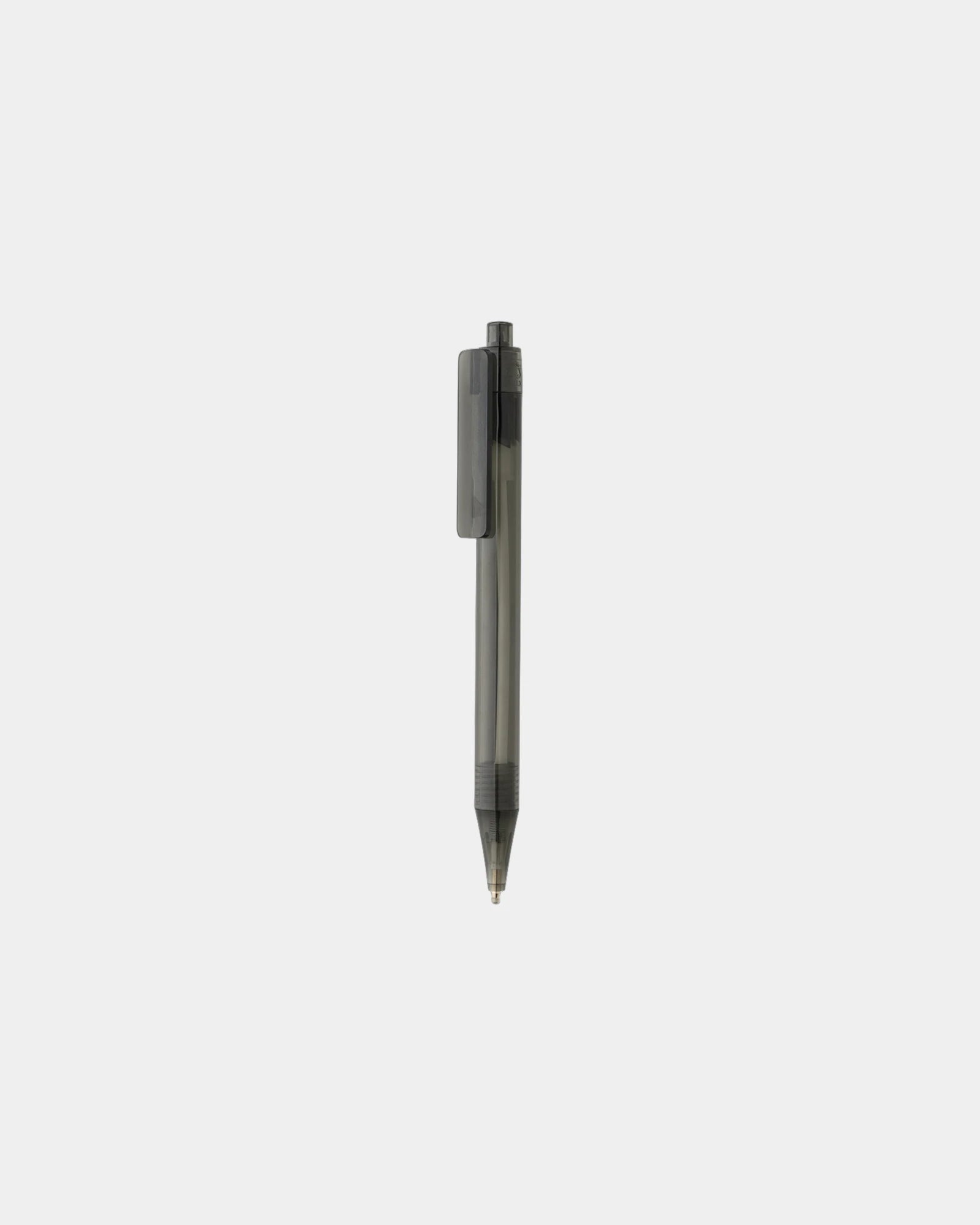 Penna trasparente riciclata RPET X8 da personalizzare - Nero