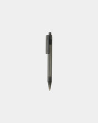 Penna trasparente riciclata RPET X8 da personalizzare - Nero