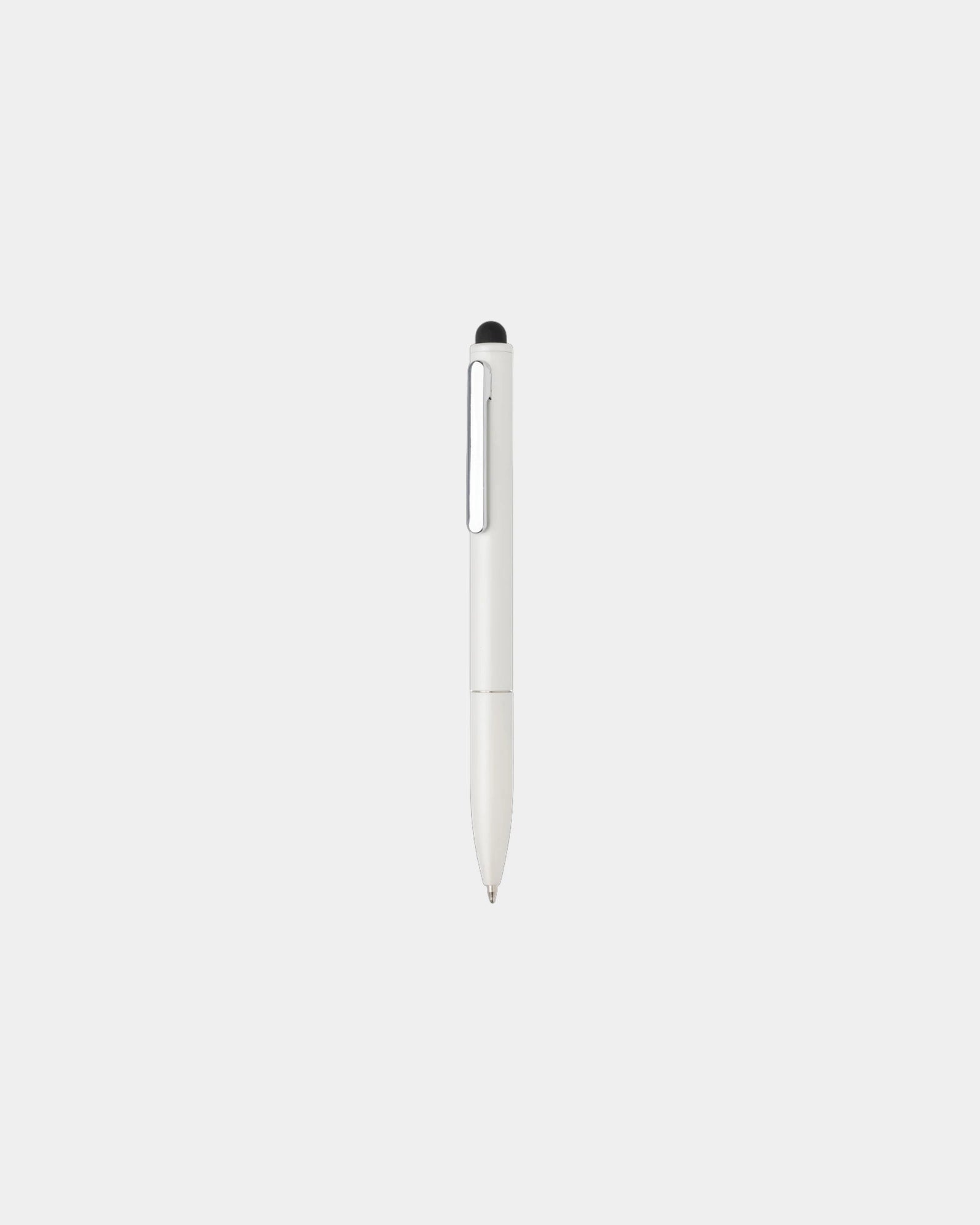 Penna alluminio riciclato con stylus Kymi da personalizzare - Bianco
