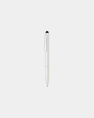 Penna alluminio riciclato con stylus Kymi da personalizzare - Bianco