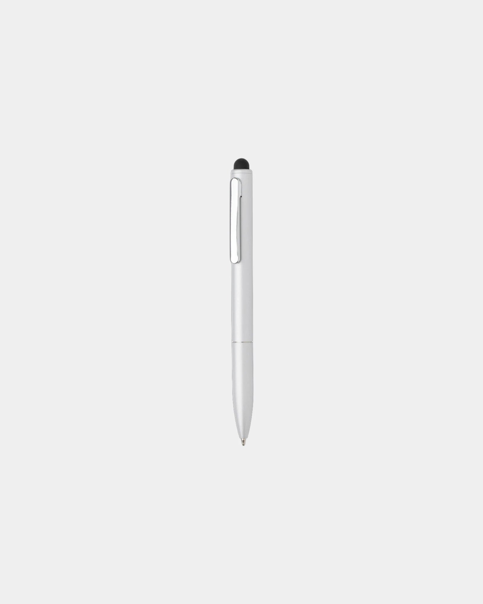 Penna alluminio riciclato con stylus Kymi da personalizzare - Argento