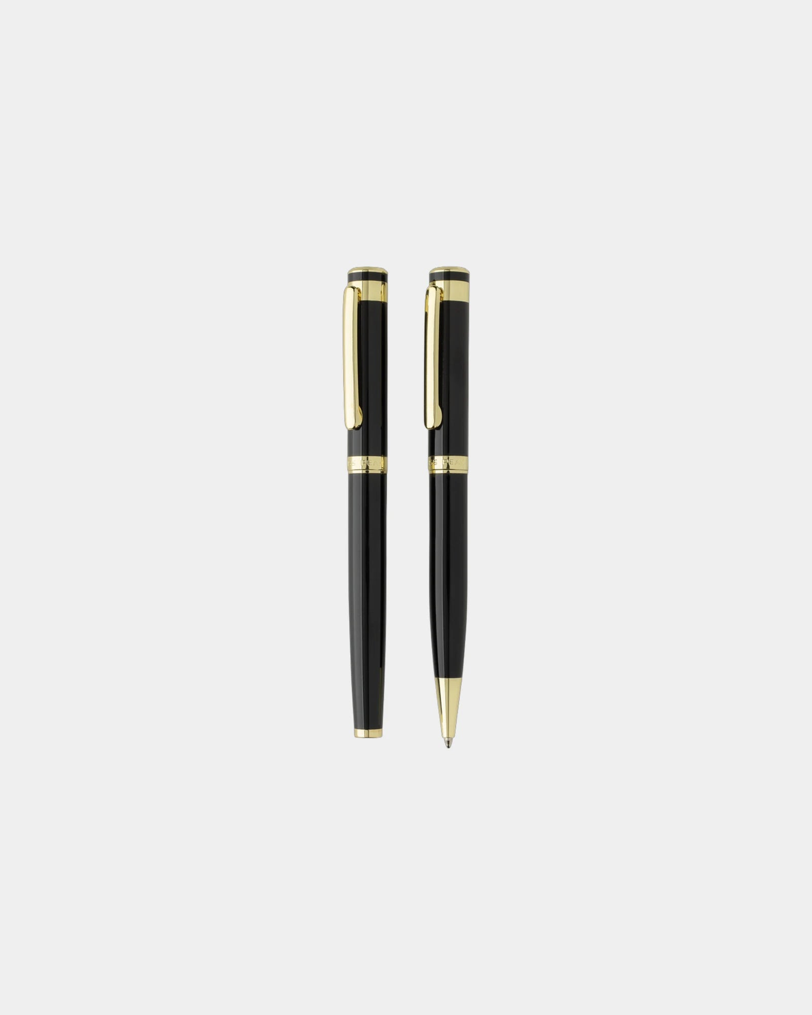 Set penne ottone riciclato RCS Luca da personalizzare - Nero