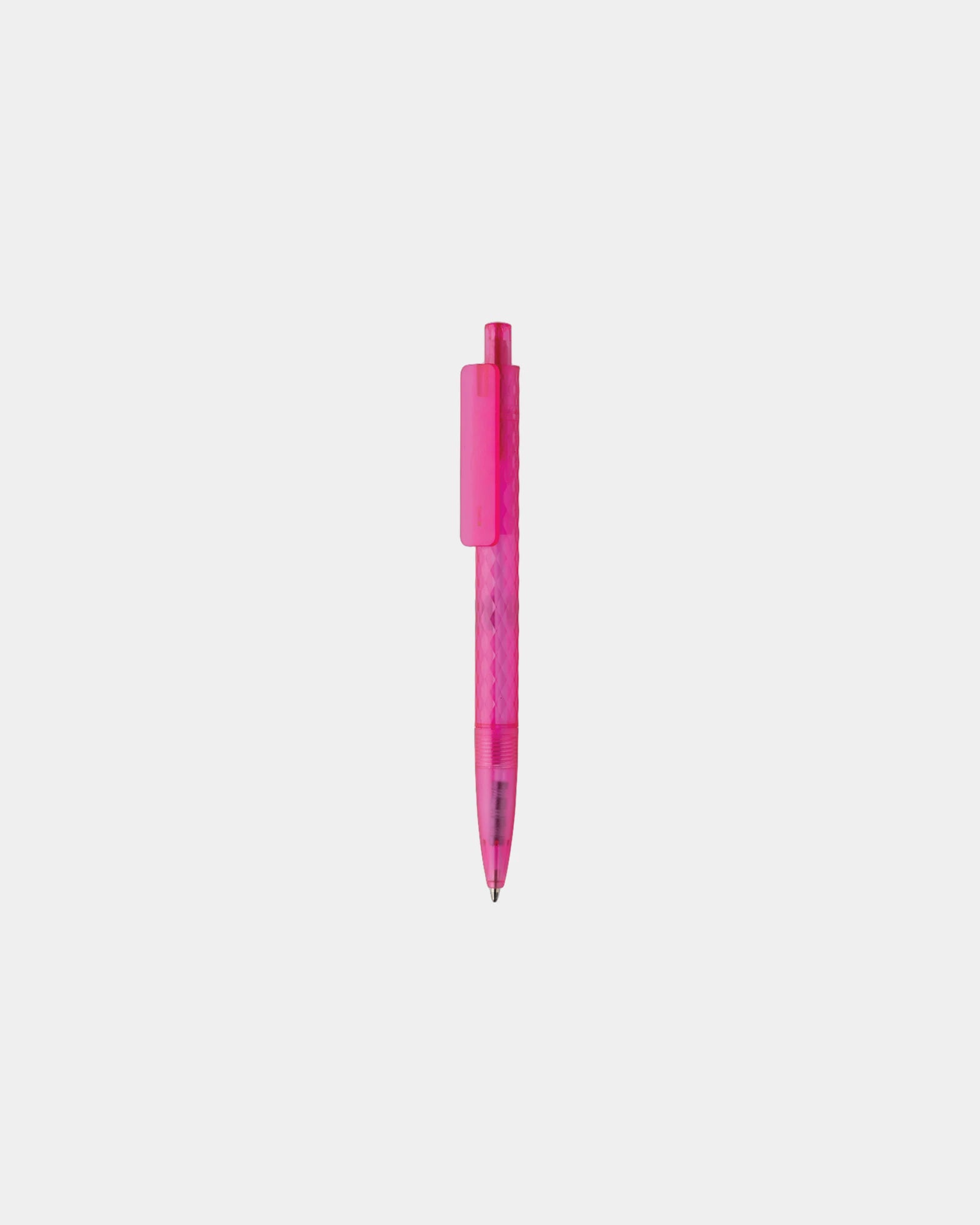 Penna plastica riciclata GRS effetto smerigliato da personalizzare - Rosa