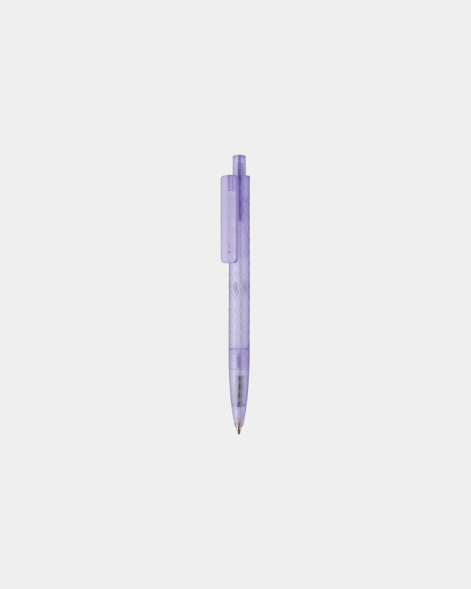 Penna plastica riciclata GRS effetto smerigliato da personalizzare - Viola