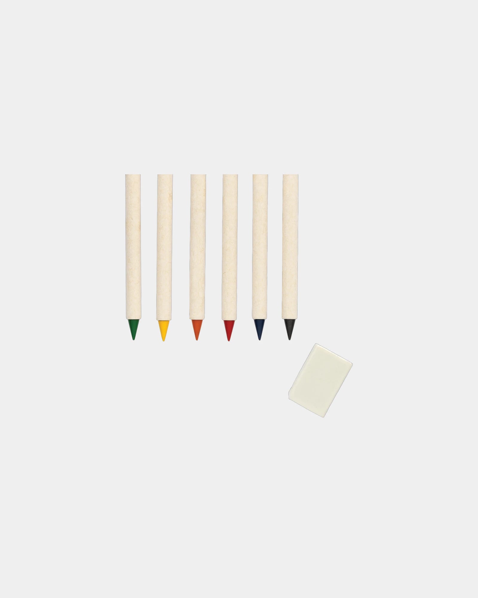 Set 6 matite colorate riciclate con taccuino da personalizzare - 2