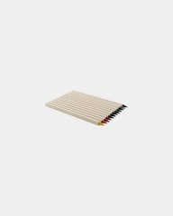 Set 12 matite colorate cartone riciclato da personalizzare - Bianco