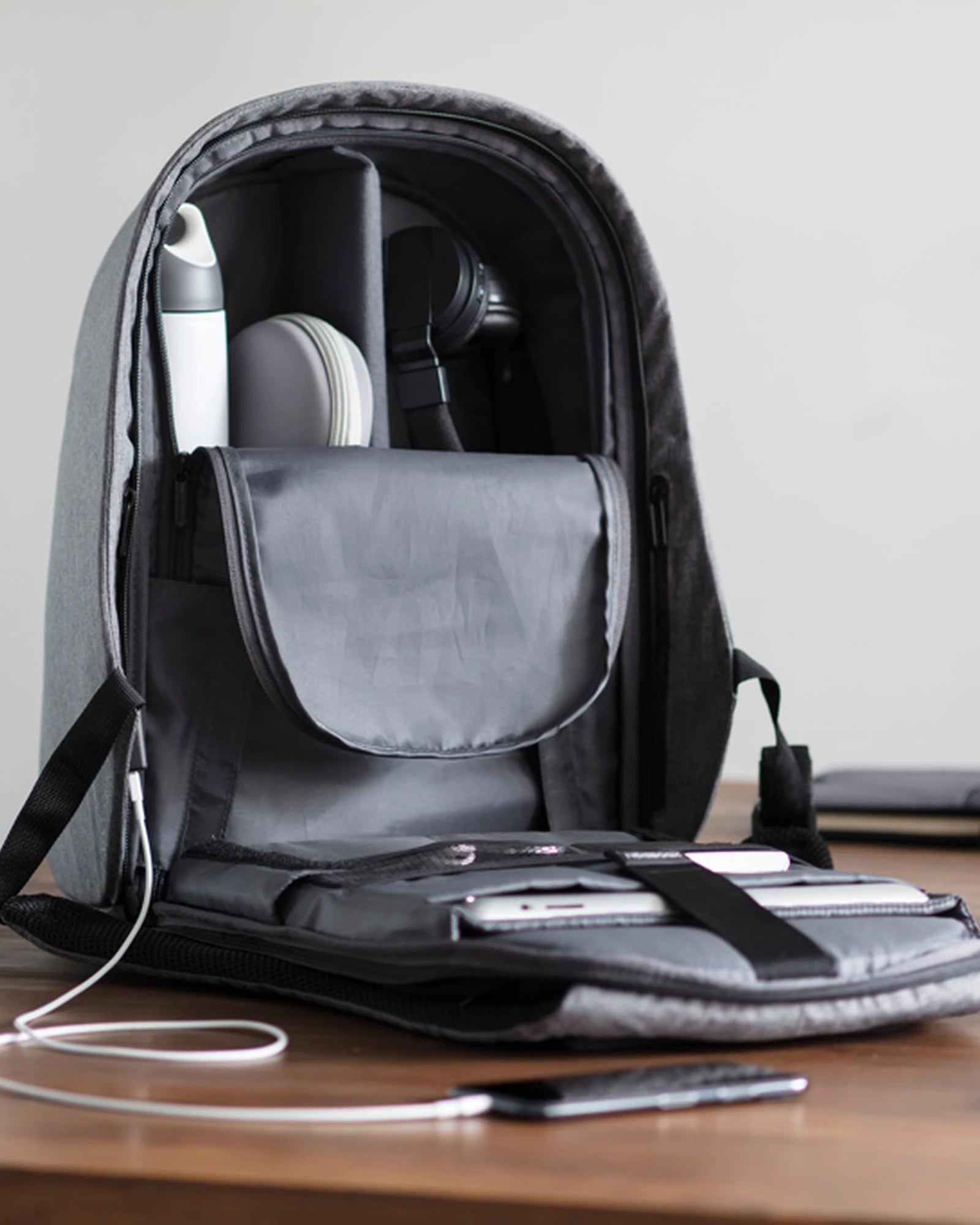 Zaino antifurto riciclato rPET 16L da personalizzare - 19