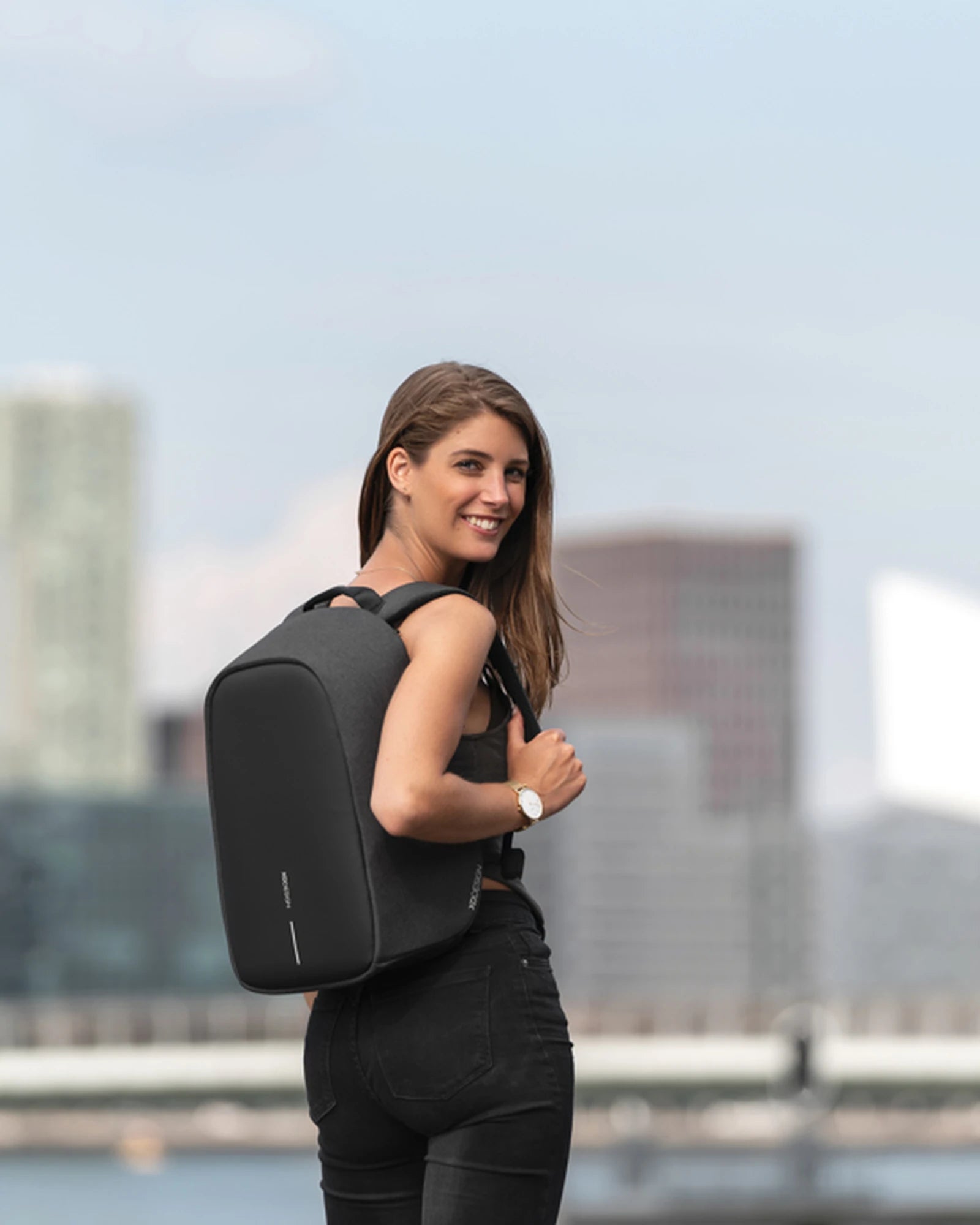 Zaino antifurto riciclato rPET 10,5L da personalizzare - 8