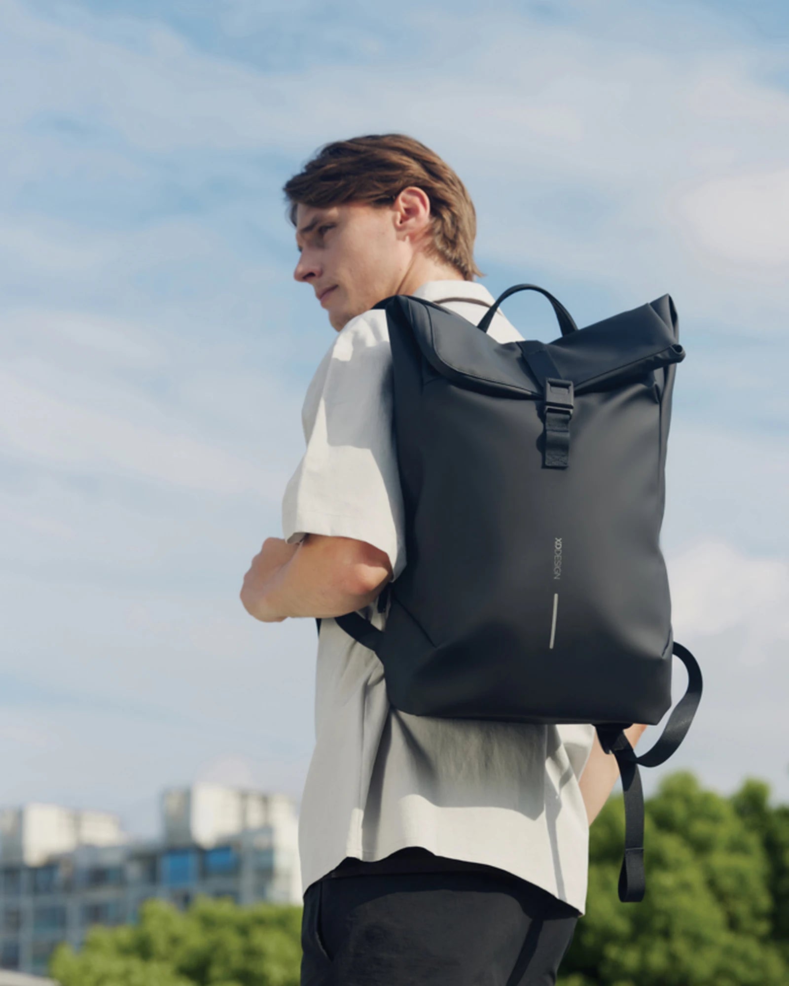 Zaino antivento riciclato rPET 23L da personalizzare - 8