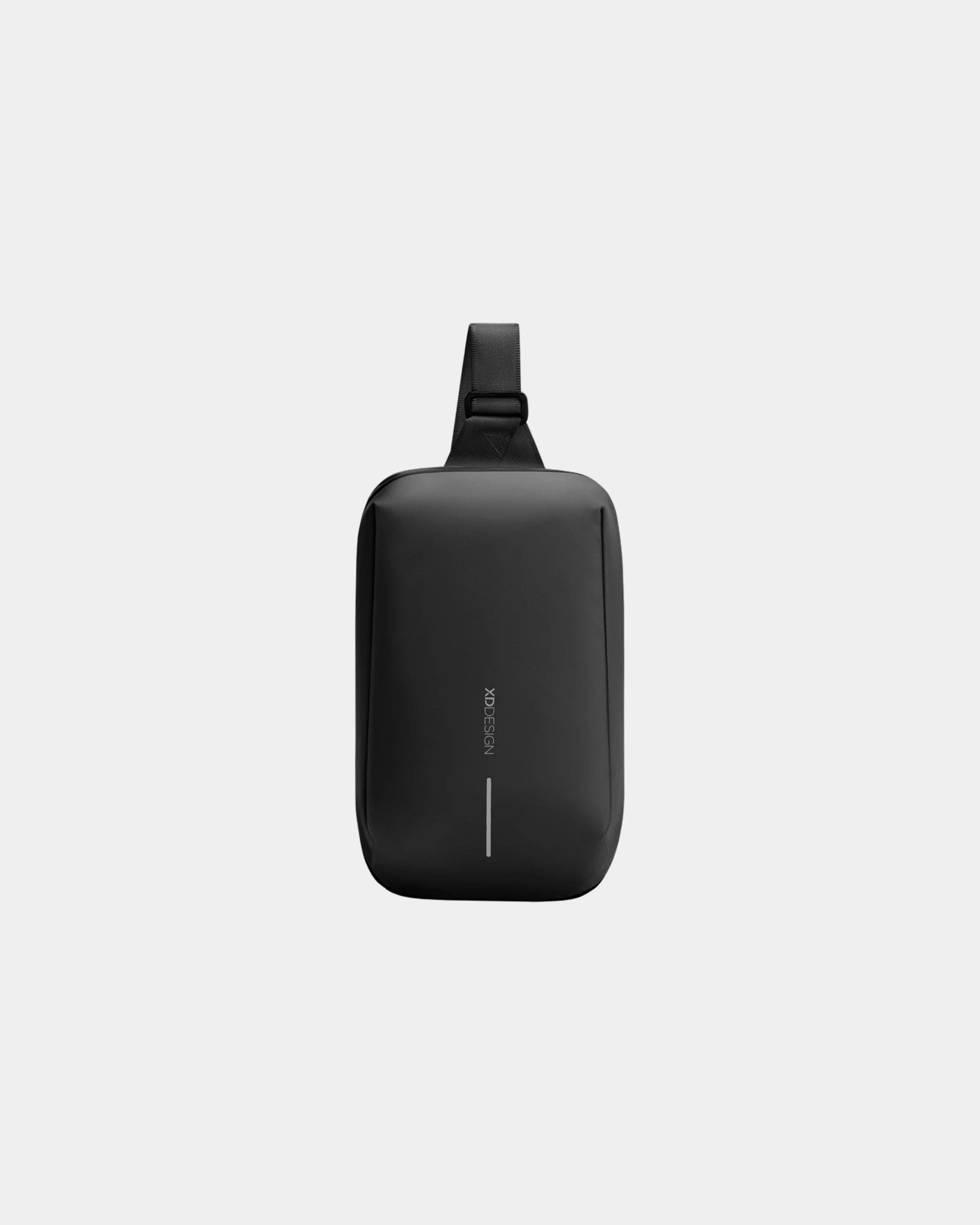 Borsa a tracolla impermeabile riciclata da personalizzare - Nero