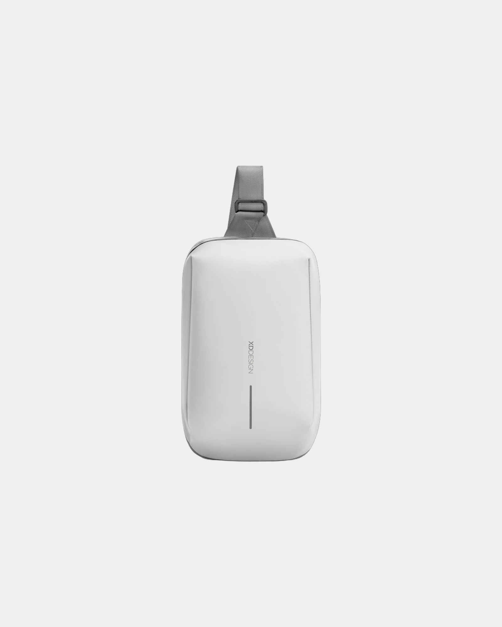 Borsa a tracolla impermeabile riciclata da personalizzare - Bianco Panna