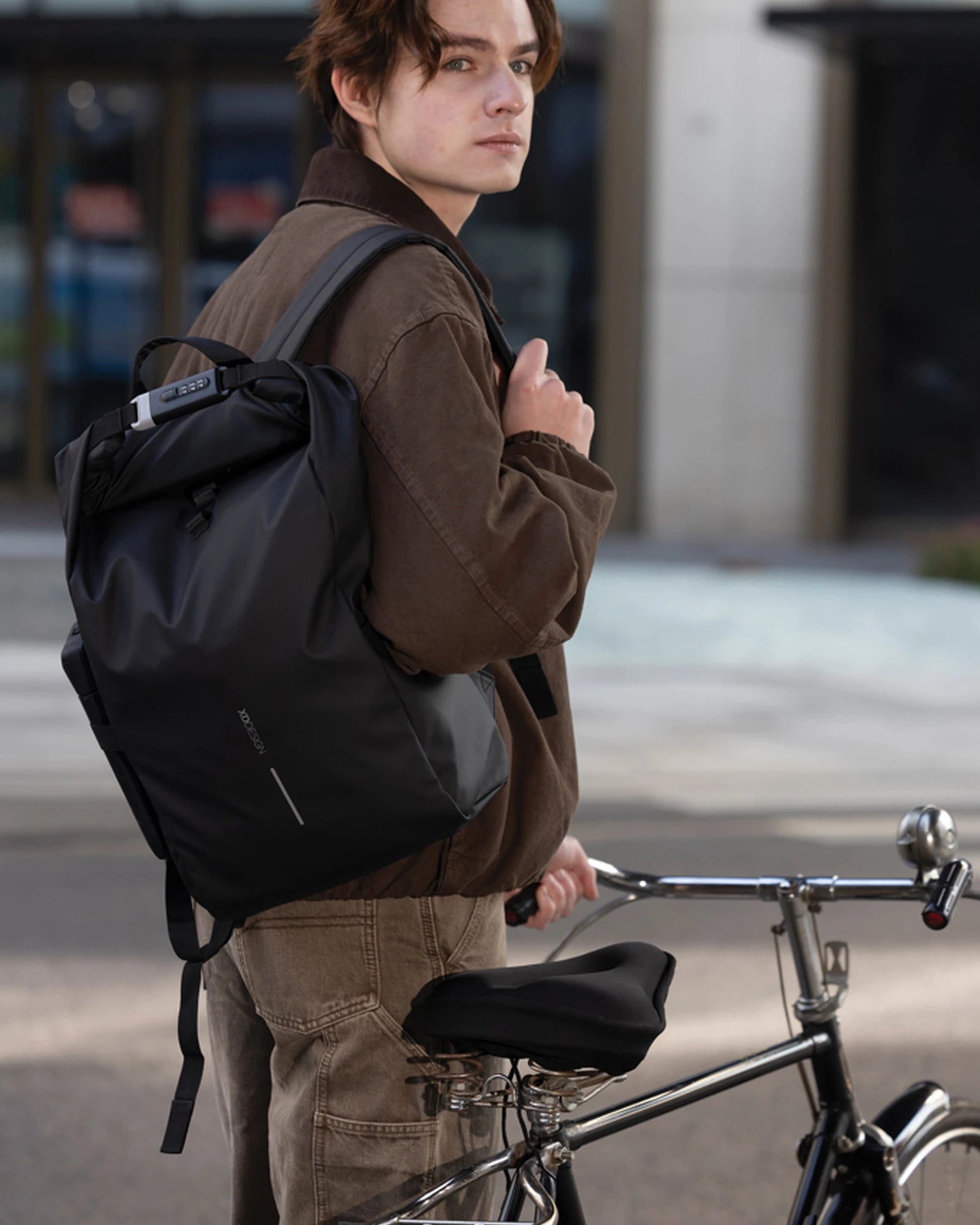 Zaino porta bici impermeabile 24L da personalizzare - 9