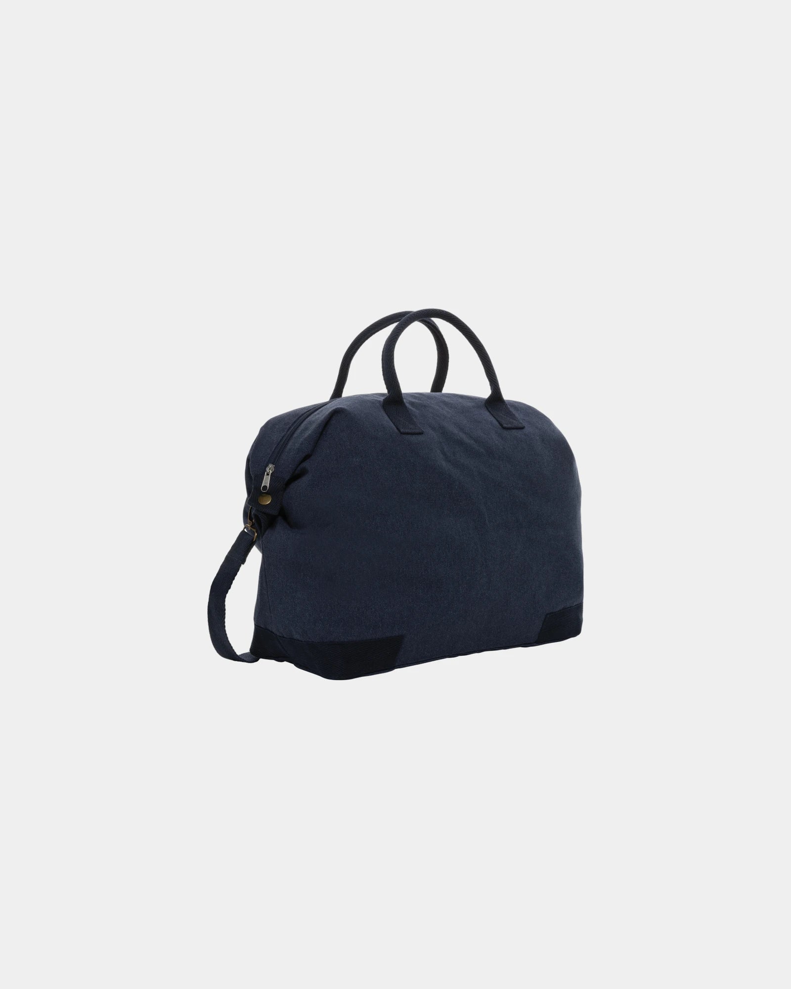 Borsa da viaggio cotone riciclato 40L da personalizzare - Blu Navy