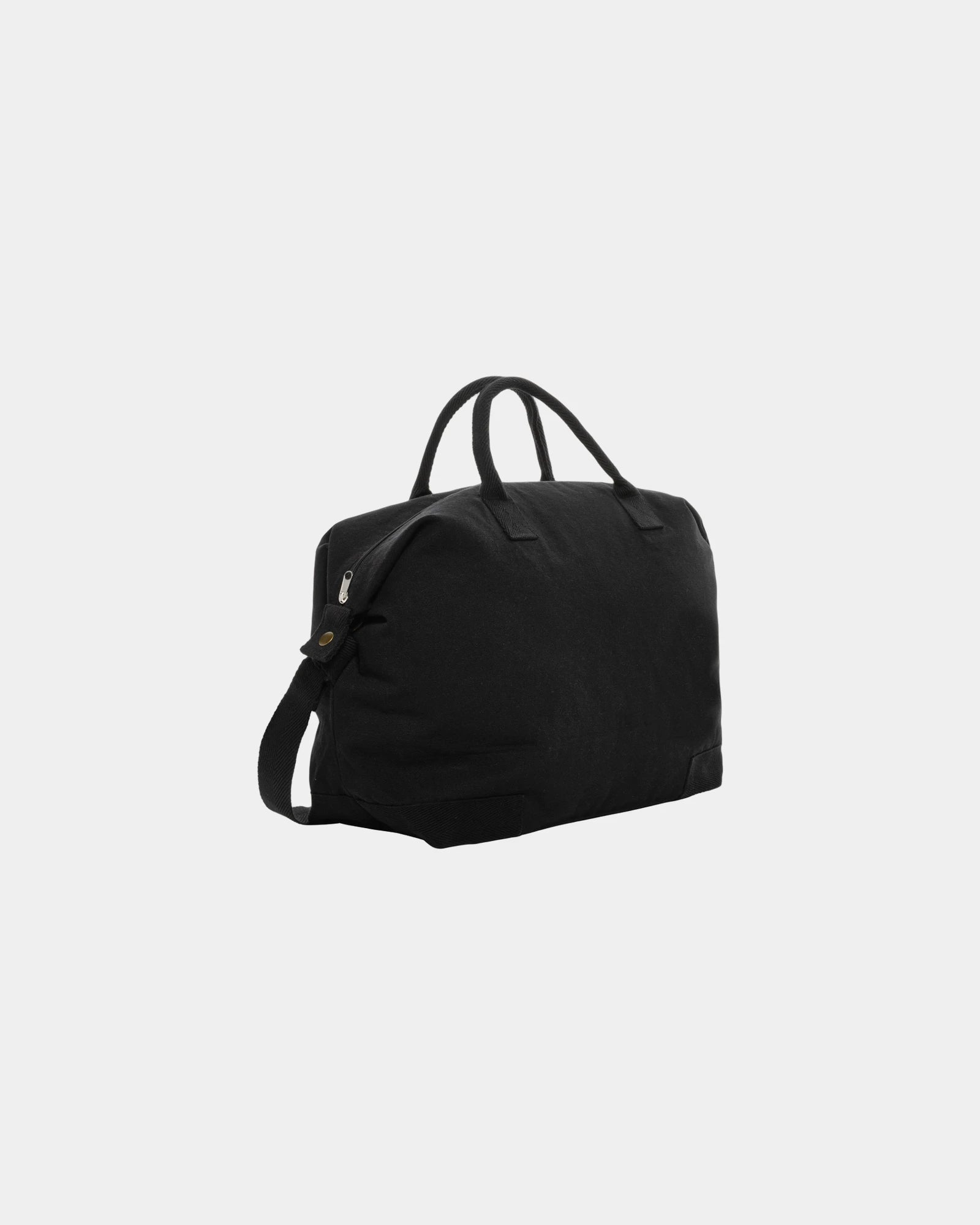 Borsa da viaggio cotone riciclato 40L da personalizzare - Nero