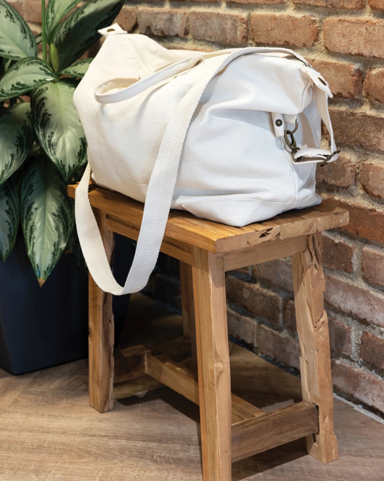 Borsa da viaggio cotone riciclato 40L da personalizzare - 5