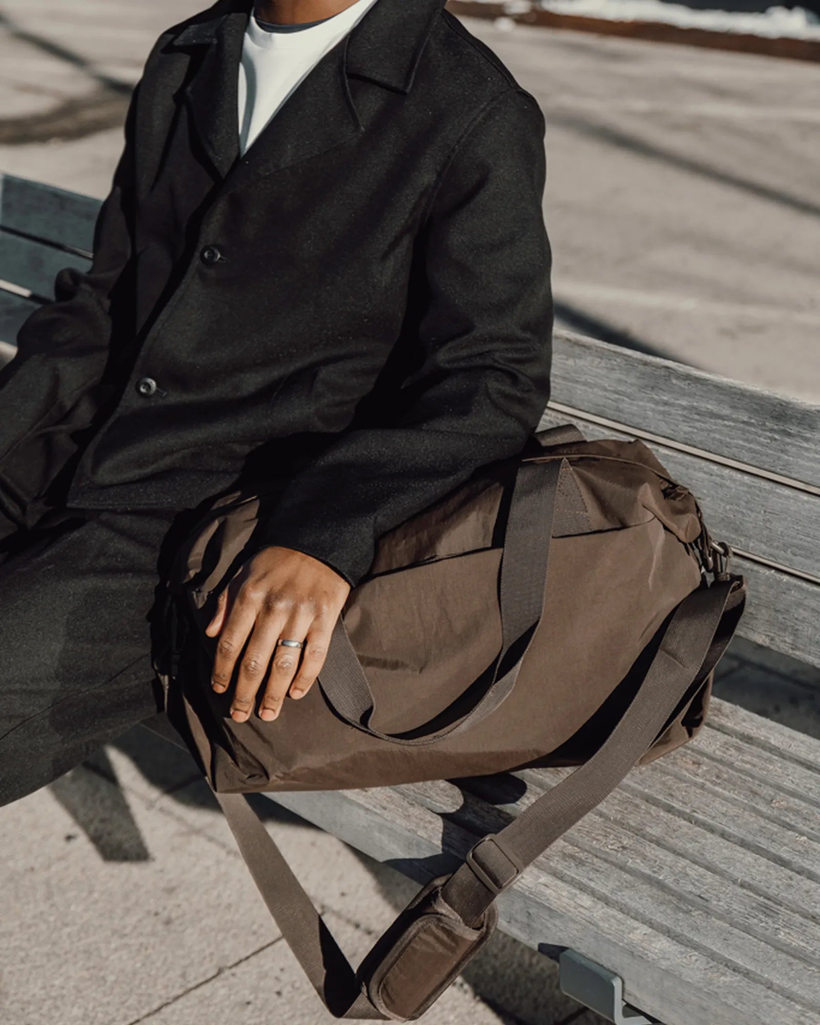 Borsa da viaggio nylon riciclato 45L da personalizzare - 12
