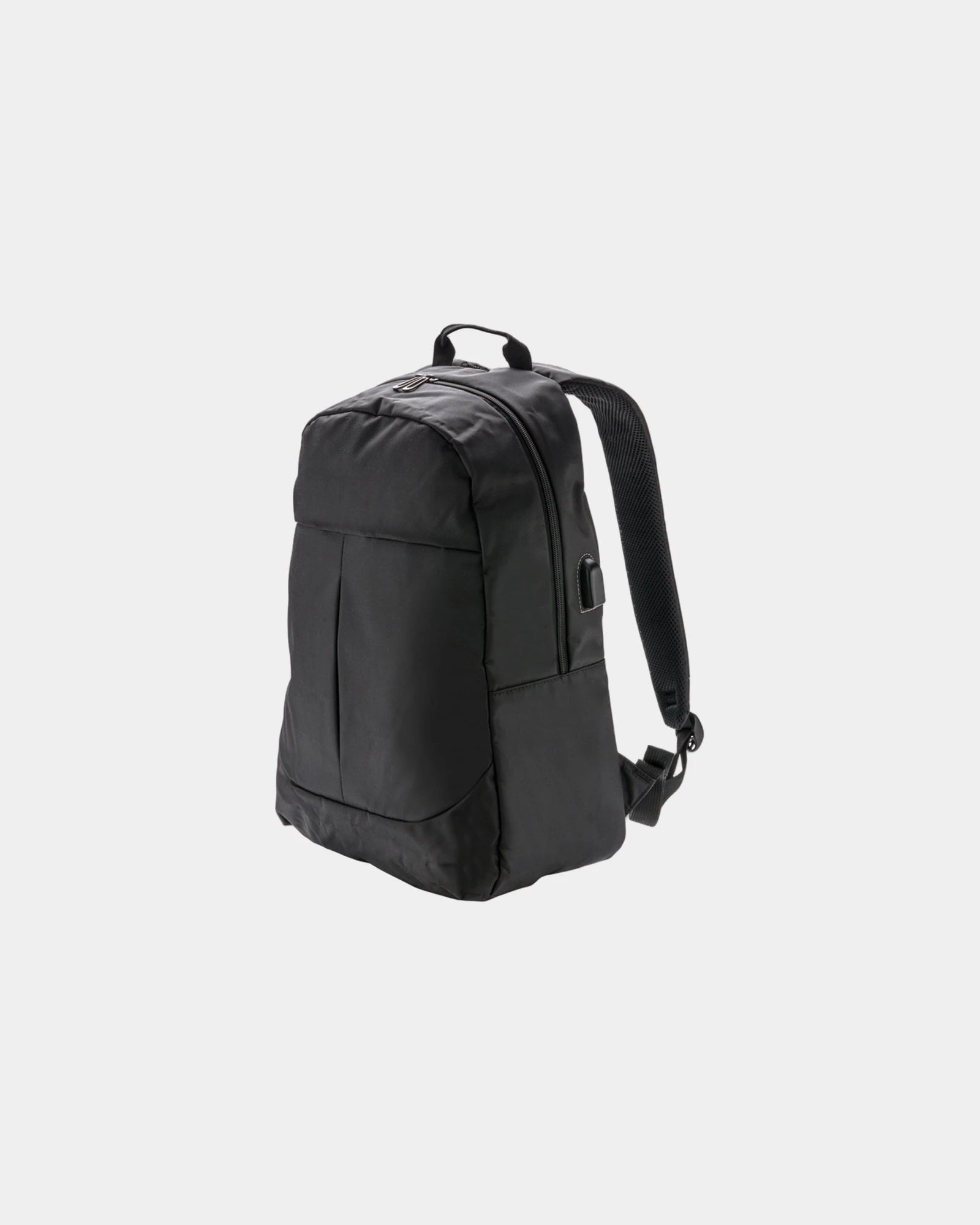 Zaino porta PC poliestere porta USB da personalizzare - Nero