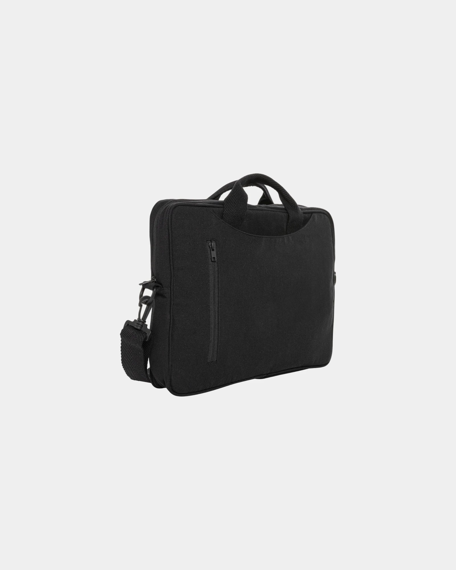 Custodia laptop 15,4" cotone riciclato da personalizzare - Nero