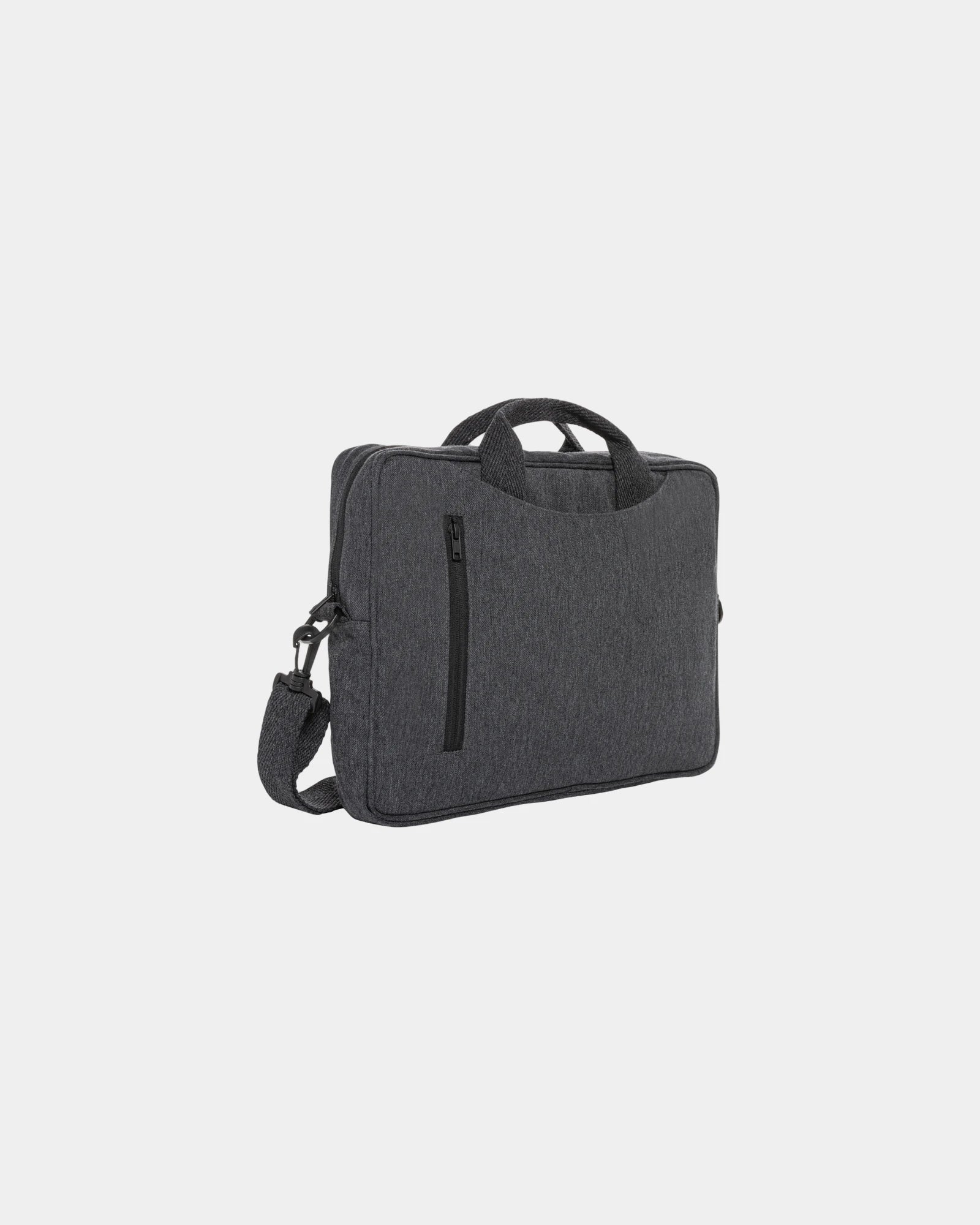 Custodia laptop 15,4" cotone riciclato da personalizzare - Antracite