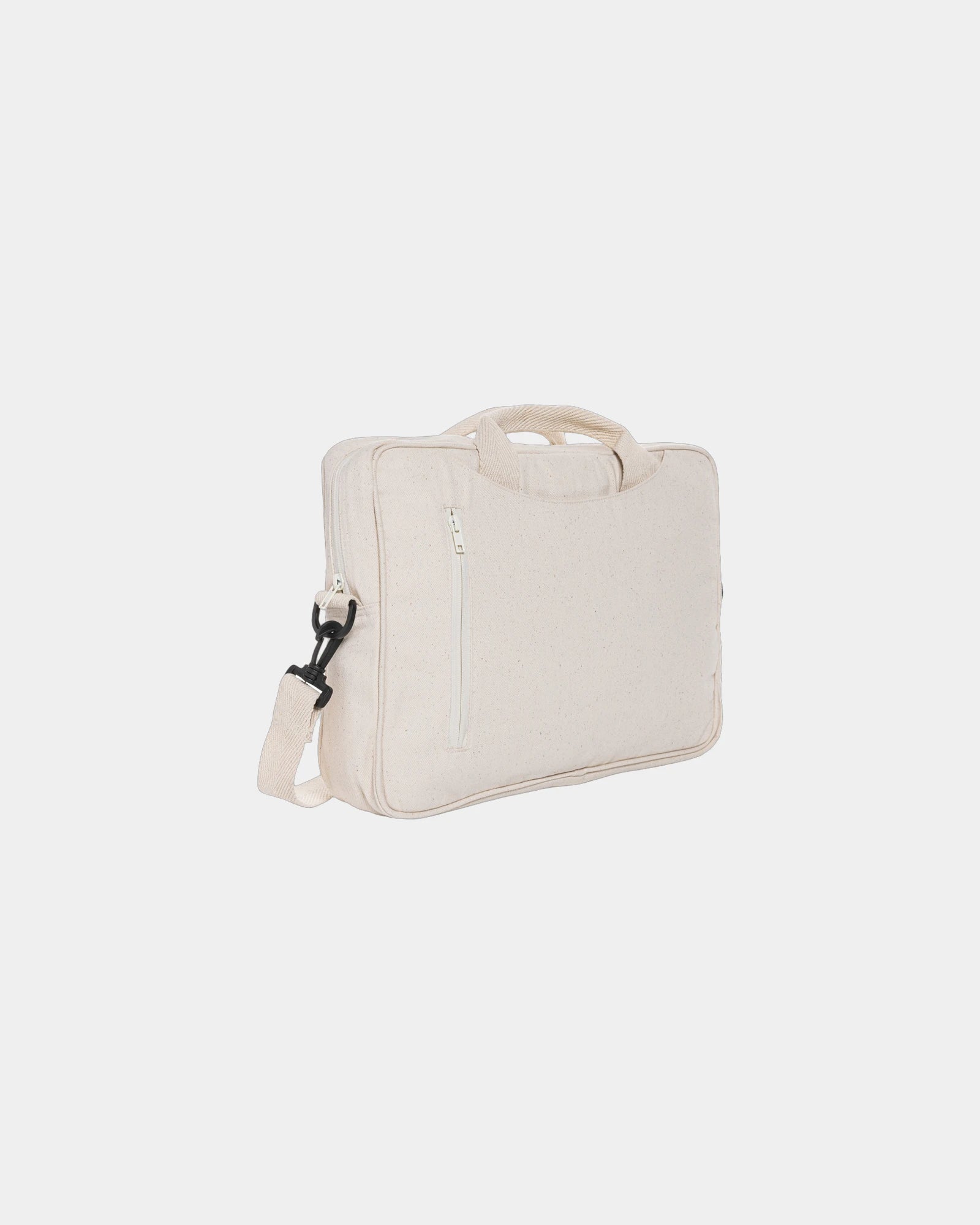 Custodia laptop 15,4" cotone riciclato da personalizzare - Bianco Panna